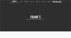 Desktop Screenshot of franksandblasting.com